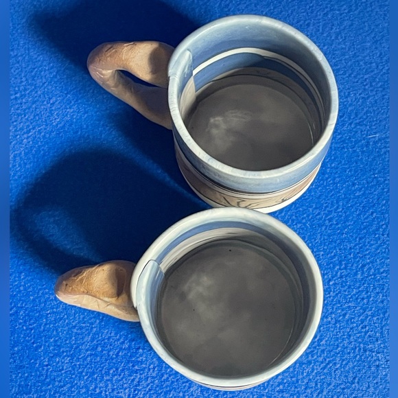 ☕️ Siegelle & Haley Handcrafted Mugs. Buzzard Mountain Pottery Line. PAIR. ☕️ - Picture 13 of 16